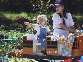 You can't see Thomas the Engine, but he's there, believe me...