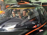 In the LMP3 cockpit LMP3のコックピット